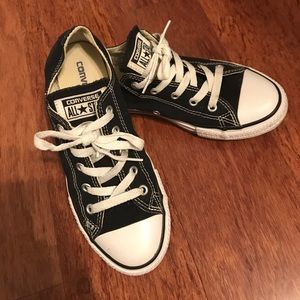 Black and white Converse Shoes